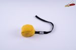 Dogtech Cotton-synth Ball 10 cm diameter with handle  Yellow