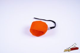 Dogtech Cotton Synth ball with handle Orange