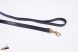 Extra leather leash 20mm x 1200mm with handle and brass hook