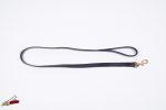 Extra leather leash 20mm x 1400mm with handle and brass hook