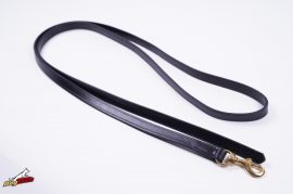 Extra leather leash 20mm x 1600mm without handle and with brass hook