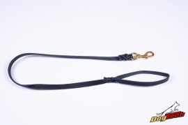 Dogtech  10 mm x 2000 mm  braided, with handle brass hook 