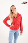 Dogtech Hooded with Zip Red size Lady