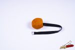   Dogtech Leather ball 7 cm diameter with leash, without handle