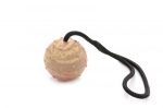 Dogtech 6 cm Mediumball with 30 cm rope with handle