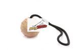 Dogtech 6 cm Mediumball with 30 cm rope with handle HOLLOW