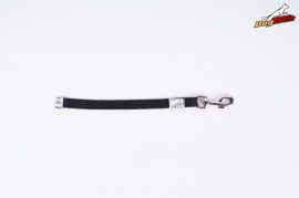 Dogtech 30 cm black nylon leash