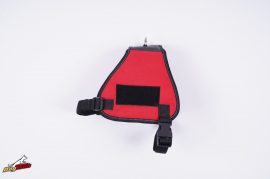 Harness for policedogs, choose text ( police, polizei etc ) red