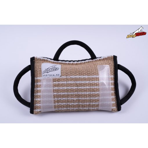 Dogtech Bite pillow made of jute with plastic bite helper