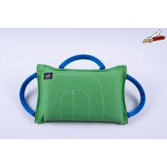 Dogtech Bite pillow made of cotton-synth. Green