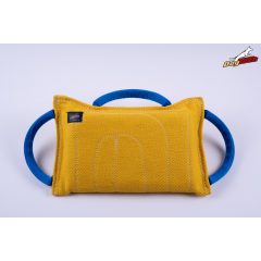 Dogtech Bite pillow made of cotton-synth. Yellow