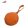 Dogtech 14cm Cotton-Synth ball with handle Orange