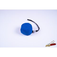 Dogtech 14cm Cotton-Synth ball with handle Royalblue