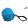 Dogtech 14cm Cotton-Synth ball with handle Skyblue
