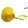 Dogtech 14cm Cotton-Synth ball with handle Yellow