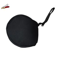 Dogtech Cotton-synth ball 18 cm diameter with handle Black