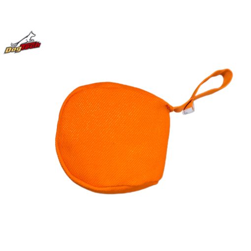 Dogtech Cotton-synth ball 18 cm diameter with handle Orange