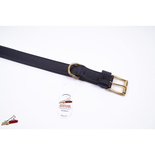 40mm x 650 mm double leather collar with brass.