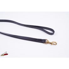 Extra leather leash 18mm x 1400mm with handle and brass hook