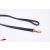 Extra leather leash 18mm x 1400mm with handle and brass hook