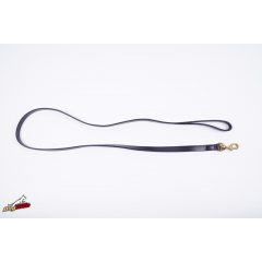 Extra leather leash 18mm x 1600mm with handle and brass hook