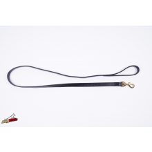Extra leather leash 18mm x 2000mm with handle and brass hook