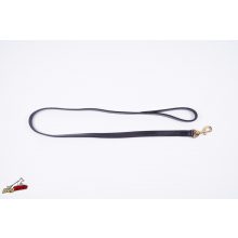 Extra leather leash 20mm x 1200mm with handle and brass hook