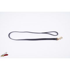 Extra leather leash 20mm x 1200mm with handle and brass hook