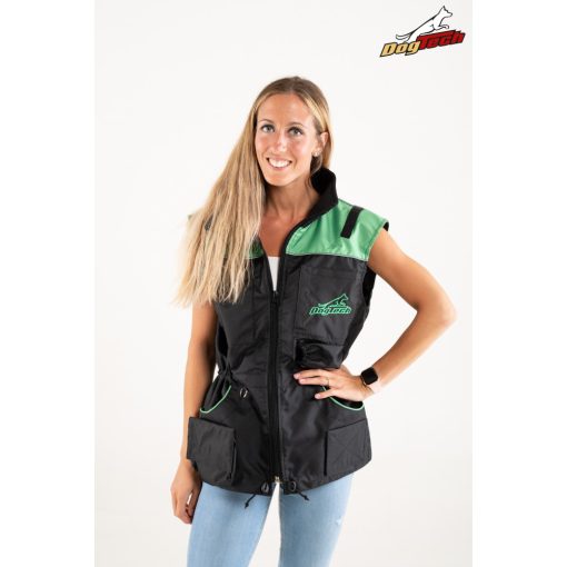 Dogtech Black-Green Training Vest
