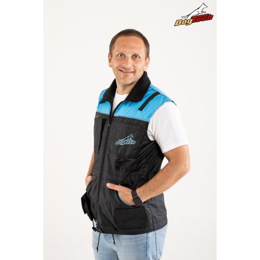 Dogtech Black-Turquoise Training Vest