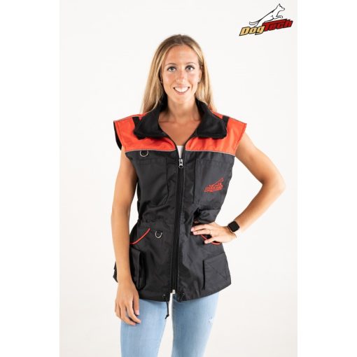 Dogtech Black-Red Training Vest