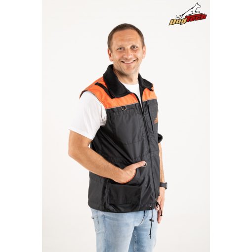 Dogtech Black-Orange Training Vest