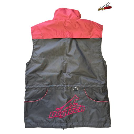 Dogtech Black - Dark red Training Vest