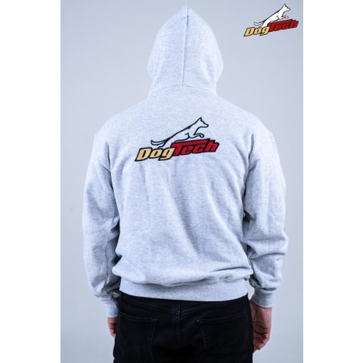 Grey Dogtech Man Hoodie