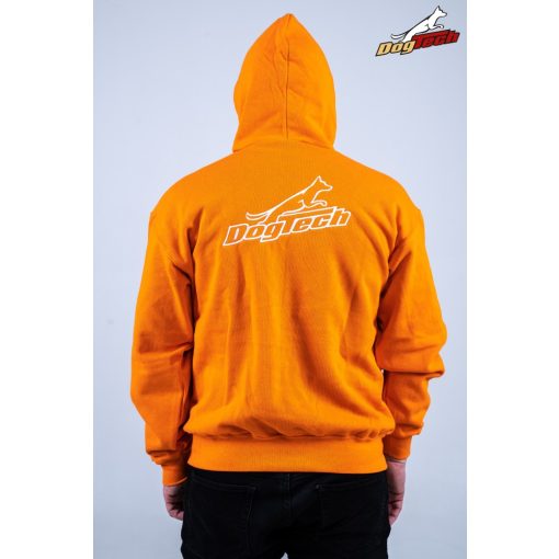 Orange Dogtech Man Hoodie