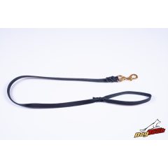 Dogtech 20 mm x 1500 mm  braided, with handle brass hook 
