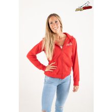 Red Dogtech Lady Hoodie with zip 