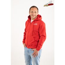 Red Dogtech Man Hoodie with zip