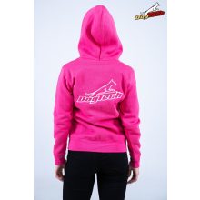  Pink Dogtech Lady Hoodie with zip 