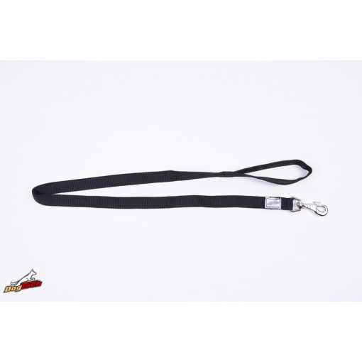 Dogtech 120 cm leash with handle - Black