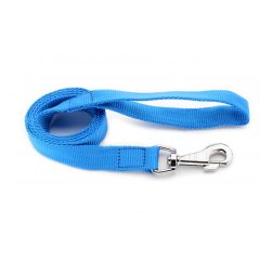 Dogtech 120 cm Leash with handle - blue