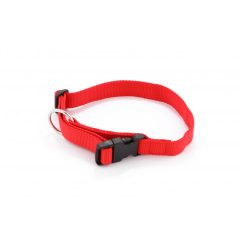 Dogtech Nylon collar with plastic buckle - Red