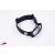 Black ylon collar with handle and plastic buckle
