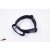 Black ylon collar with handle and plastic buckle