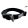 Black textil adjustable collar with metal buckle