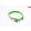 Dogtech Nylon collar with metal buckle - Green