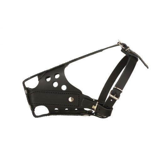 Dogtech Leather muzzle for Police dogs