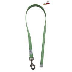 Dogtech 90 cm rubber leash without handle - GREEN