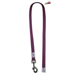 Dogtech 1 m rubber leash without handle - PURPLE
