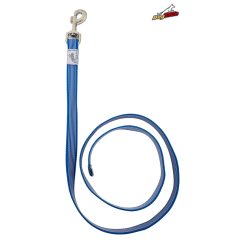 Dogtech 120 cm rubber leash without handle - SKYBLUE